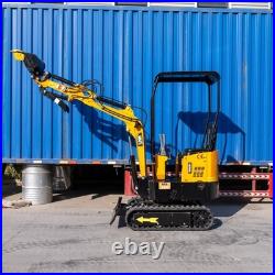 FREE SHIP 1 Ton Mini Excavator 13.5HP Mini Digger Briggs 13.5HP EAP Gas Engine