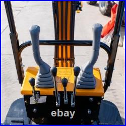 FREE SHIP 1 Ton Mini Excavator 13.5HP Mini Digger Briggs 13.5HP EAP Gas Engine