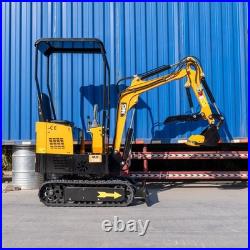 FREE SHIP 1 Ton Mini Excavator 13.5HP Mini Digger Briggs 13.5HP EAP Gas Engine