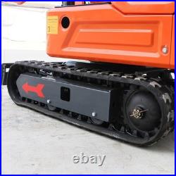 FREE SHIP 1 Ton Mini Excavator Pilot Tracked 13.5 HP B&S Engine Compact Digger
