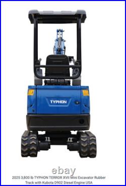 FREE SHIP 2025 New Mini Excavator Crawler EPA certified USA KUBOTA Diesel D902
