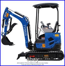 FREE SHIP 2025 New Mini Excavator Crawler EPA certified USA KUBOTA Diesel D902