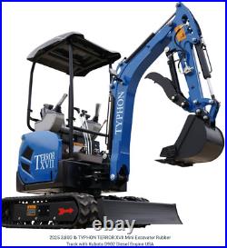 FREE SHIP 2025 New Mini Excavator Crawler EPA certified USA KUBOTA Diesel D902