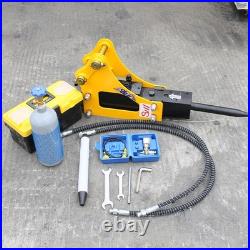 FREE SHIP 25mm Pin Breaker Hammer 1-1.5TON Mini Hydraulic Excavator Attachment