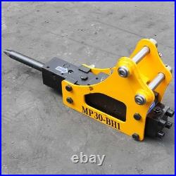 FREE SHIP 25mm Pin Breaker Hammer 1-1.5TON Mini Hydraulic Excavator Attachment