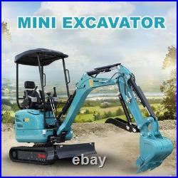 FREE SHIP 2.5T Mini Excavator Kubota D902 Pilot Control Side Swing Unassembled