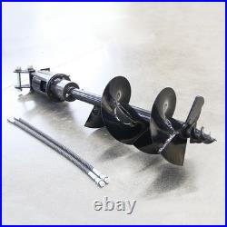 FREE SHIP 300mm Auger Drill For 1-1.5 Ton Mini Excavator Small Digger Attachment
