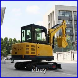 FREE SHIP 3.5Ton 7700lbs Mini Excavator Kubota V1505 Diesel 25HP USA STOCK