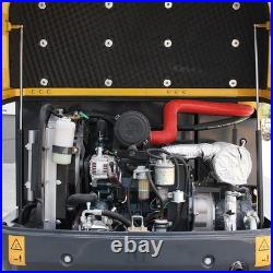 FREE SHIP 3.5Ton 7700lbs Mini Excavator Kubota V1505 Diesel 25HP USA STOCK