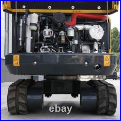 FREE SHIP 3.5Ton 7700lbs Mini Excavator Kubota V1505 Diesel 25HP USA STOCK