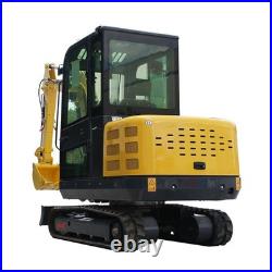FREE SHIP 3.5Ton 7700lbs Mini Excavator Kubota V1505 Diesel 25HP USA STOCK