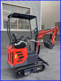 FREE SHIP Mini Excavator 13.5 HP 1-Ton Digger Tracked Crawler B&S Gas Engine EPA