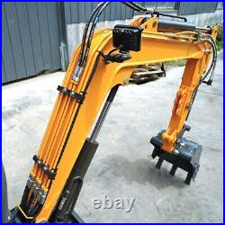 FREE SHIP Mini Excavator 1 Ton Digger 13.5hp Gas Tracked Crawler B&S EPA Engine