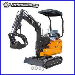 FREE SHIP Mini Excavator Tracked Crawler Digger with Canopy with Thumb Holder