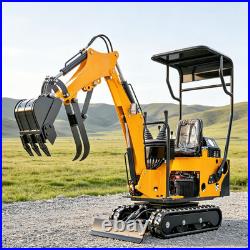 FREE SHIP Mini Excavators For Sale 0.8Ton Mini Digger 13.5HP EPA Engine