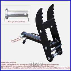 FREE SHIP Mini Excavators Small Digger Attachment Kit Hydraulic Thumb Clip Clamp