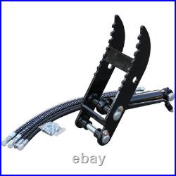 FREE SHIP Mini Excavators Small Digger Attachment Kit Hydraulic Thumb Clip Clamp