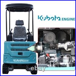 FREE SHIP New Mini Excavator 4000lbs Hydraulic oil cooler Kubota Diesel Engine