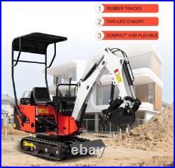 FREE SHIP&UNLOAD Mini Excavator 1Ton Excavator 13.5hp B&S Gas EPA Engine