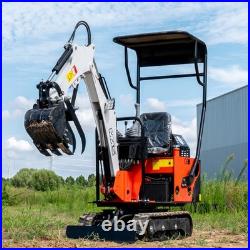 FREE SHIP&UNLOAD Mini Excavator 1Ton Excavator 13.5hp B&S Gas EPA Engine