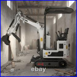 FREE SHIP /unloading 1Ton Mini Excavator B&S EPA Engine With 11 attachments