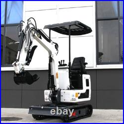 FREE SHIP /unloading 1Ton Mini Excavator B&S EPA Engine With 11 attachments