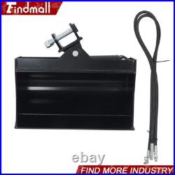 Findmall 600mm Tilting Bucket Attachment For Mini Excavators Heavy-Duty Steel