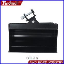 Findmall 600mm Tilting Bucket Attachment For Mini Excavators Heavy-Duty Steel