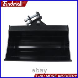 Findmall 600mm Tilting Bucket Attachment For Mini Excavators Heavy-Duty Steel