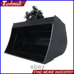 Findmall 600mm Tilting Bucket Attachment For Mini Excavators Heavy-Duty Steel