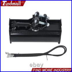 Findmall 600mm Tilting Bucket Attachment For Mini Excavators Heavy-Duty Steel