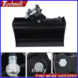 Findmall 600mm Tilting Bucket Attachment For Mini Excavators Heavy-Duty Steel