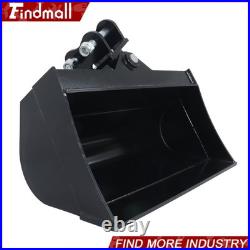 Findmall 600mm Tilting Bucket Attachment For Mini Excavators Heavy-Duty Steel