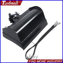 Findmall 600mm Tilting Bucket Attachment For Mini Excavators Heavy-Duty Steel