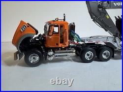 First Gear Truck Mack Granite Withvolvo E480D Tracked Excavator