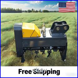 Flail Mower Attachment Hydraulic Mowing with Oil Pipe for Mini Excavator