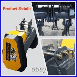 Flail Mower Attachment Hydraulic Mowing with Oil Pipe for Mini Excavator