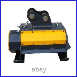 Flail Mower Attachment Hydraulic Mowing with Oil Pipe for Mini Excavator
