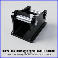 For CAT 305 306 Mini Excavator bucket ears Weld base plate and 45 mm pins