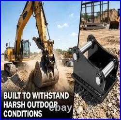 For CAT 305 306 Mini Excavator bucket ears Weld base plate and 45 mm pins