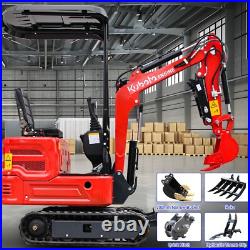 Free Delivery Mini Excavator 1 ton hp11.23 Kubota Engine EPA For Sale