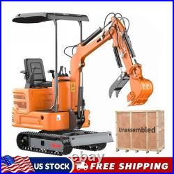 Free Ship 13.5HP Mini Excavator 1 TON B&S EPA Engine, Unassembled, PILOT CONTROL Free Ship 13.5HP Mini Excavator 1 TON B&S EPA Engine, Unassembled, PILOT CONTROL