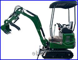 Free Ship 13.5 HP 2025 Agt Mini 1 Ton Excavator With B&s Gasoline Engine