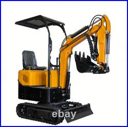 Free Ship 1.2Ton Mini Excavator 13.5hp Tracked Small Digger EPA B&S Gas Engine