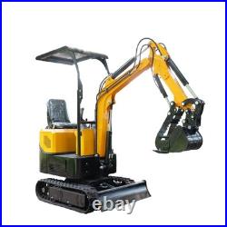 Free Ship 1.2Ton Mini Excavator 13.5hp Tracked Small Digger EPA B&S Gas Engine
