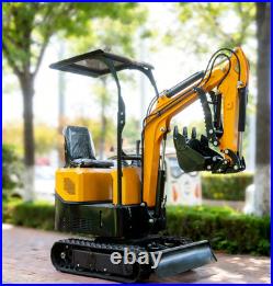 Free Ship 1.2Ton Mini Excavator 13.5hp Tracked Small Digger EPA B&S Gas Engine