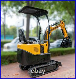 Free Ship 1.2Ton Mini Excavator 13.5hp Tracked Small Digger EPA B&S Gas Engine