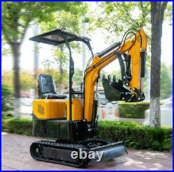 Free Ship 1.2Ton Mini Excavator 13.5hp Tracked Small Digger EPA B&S Gas Engine