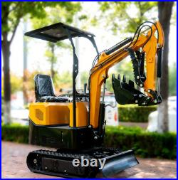 Free Ship 1.2Ton Mini Excavator 13.5hp Tracked Small Digger EPA B&S Gas Engine
