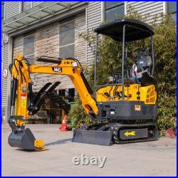 Free Ship 1.6T Mini Excavator B&S Hydraulic Pilot /10 Attachments/Side Swing Free Ship 1.6T Mini Excavator B&S Hydraulic Pilot /10 Attachments/Side Swing